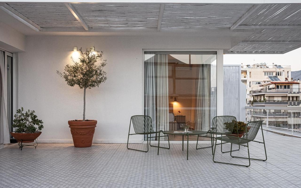 Sea View Beach Penthouse - Athens Coast Buitenkant foto