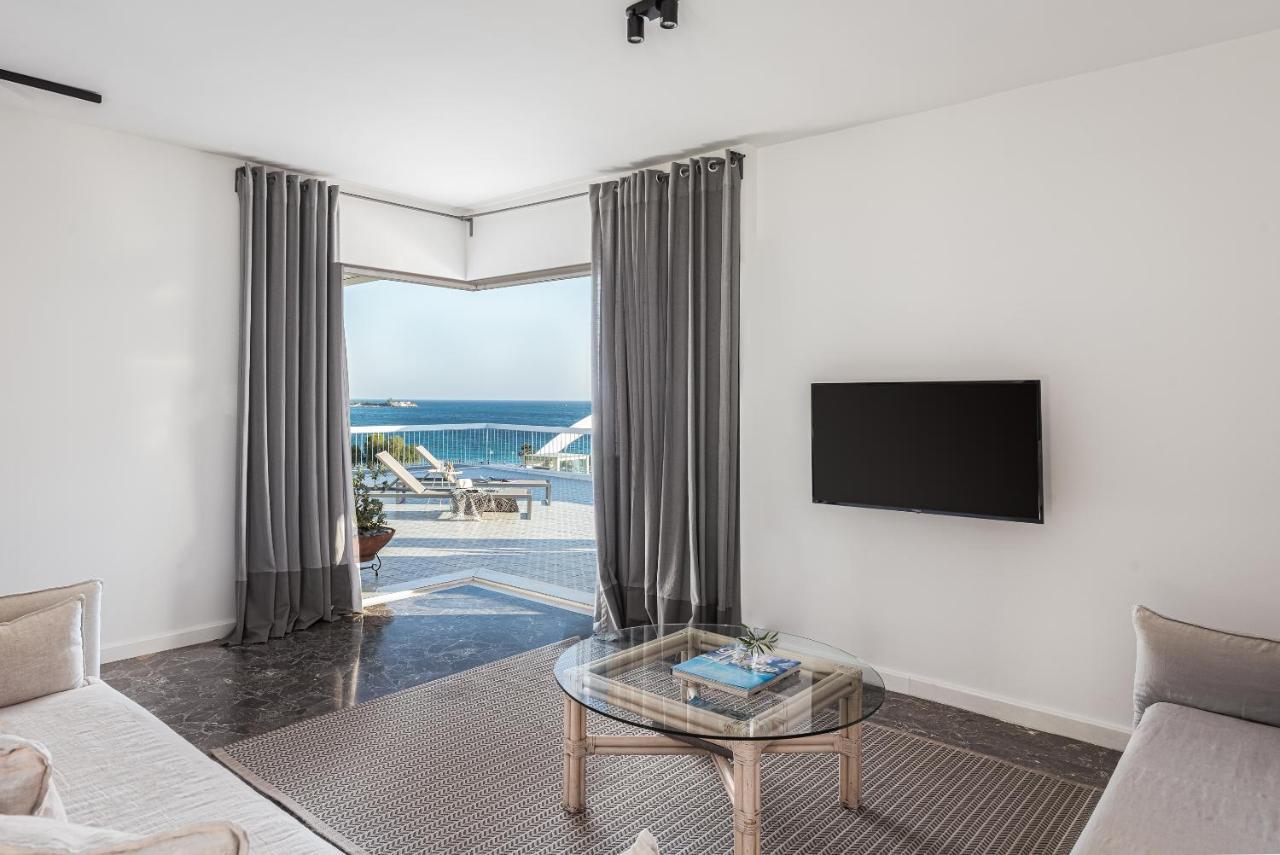 Sea View Beach Penthouse - Athens Coast Buitenkant foto