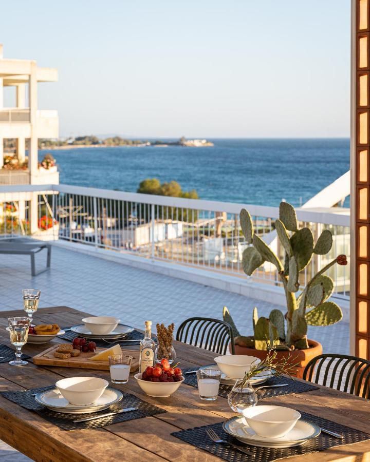 Sea View Beach Penthouse - Athens Coast Buitenkant foto