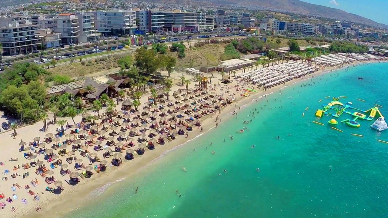 Sea View Beach Penthouse - Athens Coast Buitenkant foto