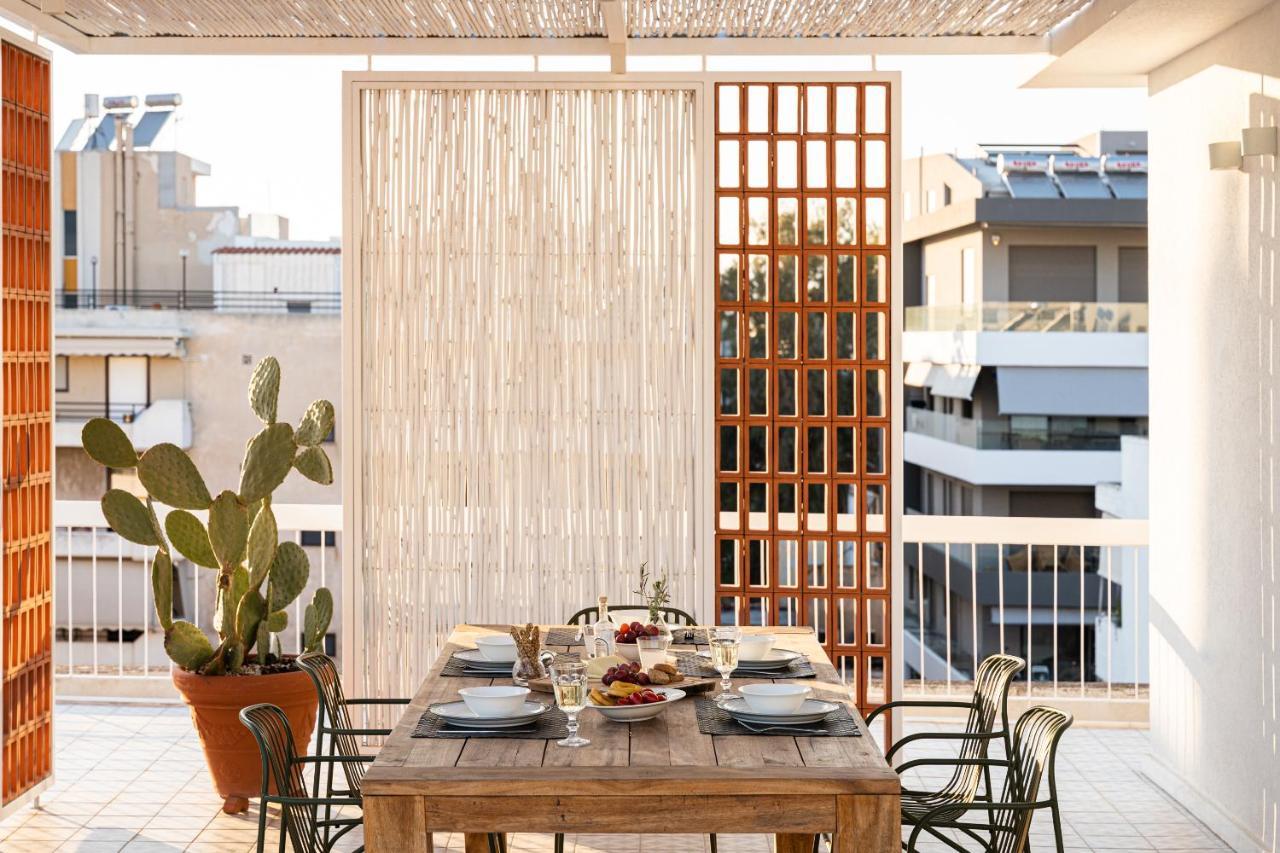 Sea View Beach Penthouse - Athens Coast Buitenkant foto